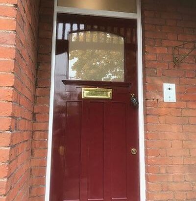 saxon security door front