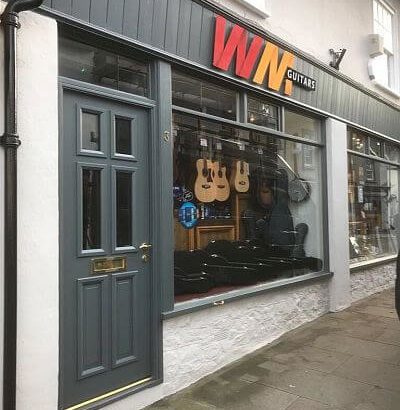 shop front security door grey