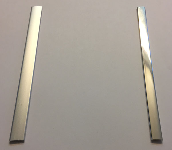 chrome brushed steel inlay wood door